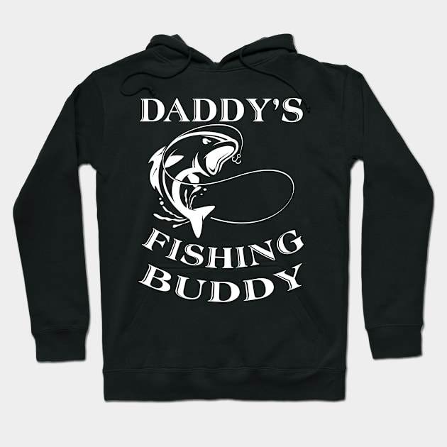 Kids Daddy's Fishing Buddy Hoodie by jrsv22